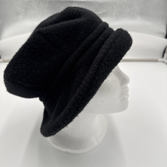 Vintage Kangol Betmar Black Fuzzy Bucket Hat Y2K 90s Streetwear Cozy - Picture 3 of 6